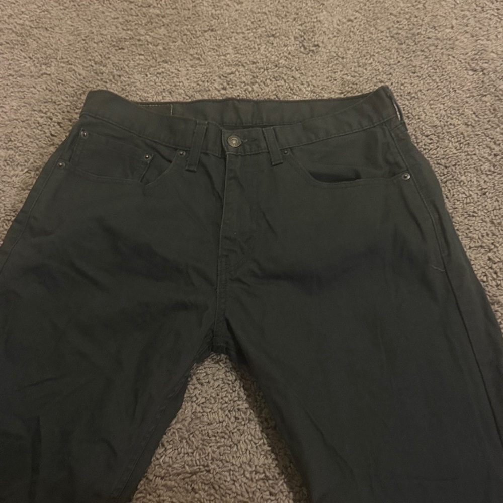 Levi Charcoal Tailored Trousers size 32W/34L - Picture 2 of 6